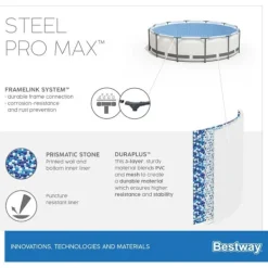 Bestway Pool Steel Pro MAX - Poolset - 366x76 cm