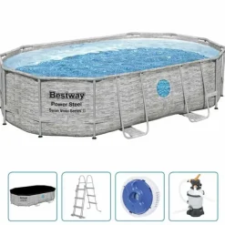 Poolset Power Steel 488x305x107 cm Pooler