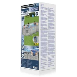 Bestway Power Steel Swim Vista II 549 x 274 x 122 cm med pump, stege etc.