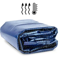 Online Rectangular Steel Pro Swimming Pool - 300 x 201 x 66 cm - Blå - Ingår Tillbehör CB38 Pooler