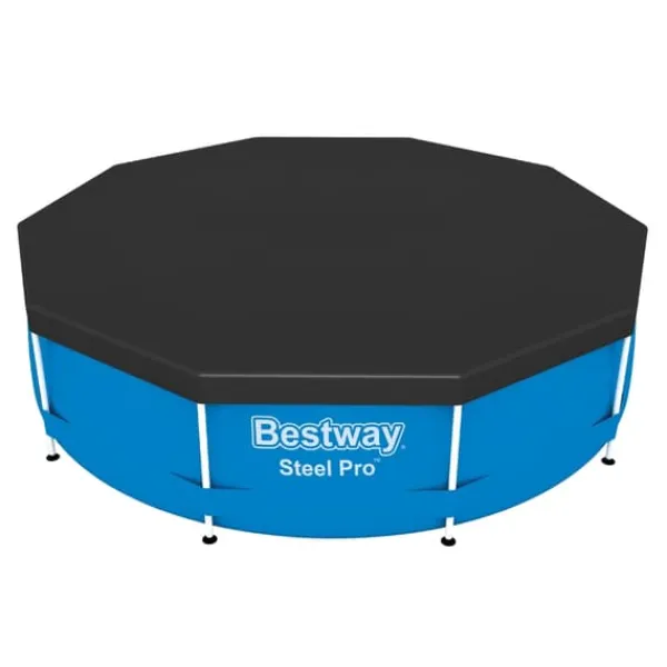 Bestway Round Uppblåsbar Fast Set Pool - 305 x 66 cm - Blå - Inklusive Tillbehör - CB13