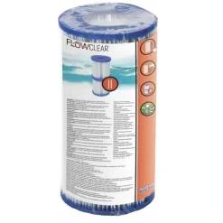 Bestway Round Uppblåsbar Fast Set Pool - Rottingtryck - 457 x 84 cm - Inklusive Tillbehör - CB14