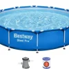 Bestway Steel Pro Frame Pool 366 x 76 cm m. pump
