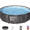 New Steel Pro MAX Frame Pool 427 x 107cm m/pump, stege - Ny modell! Pooler