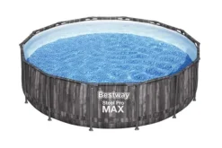 New Steel Pro MAX Frame Pool 427 x 107cm m/pump, stege - Ny modell! Pooler