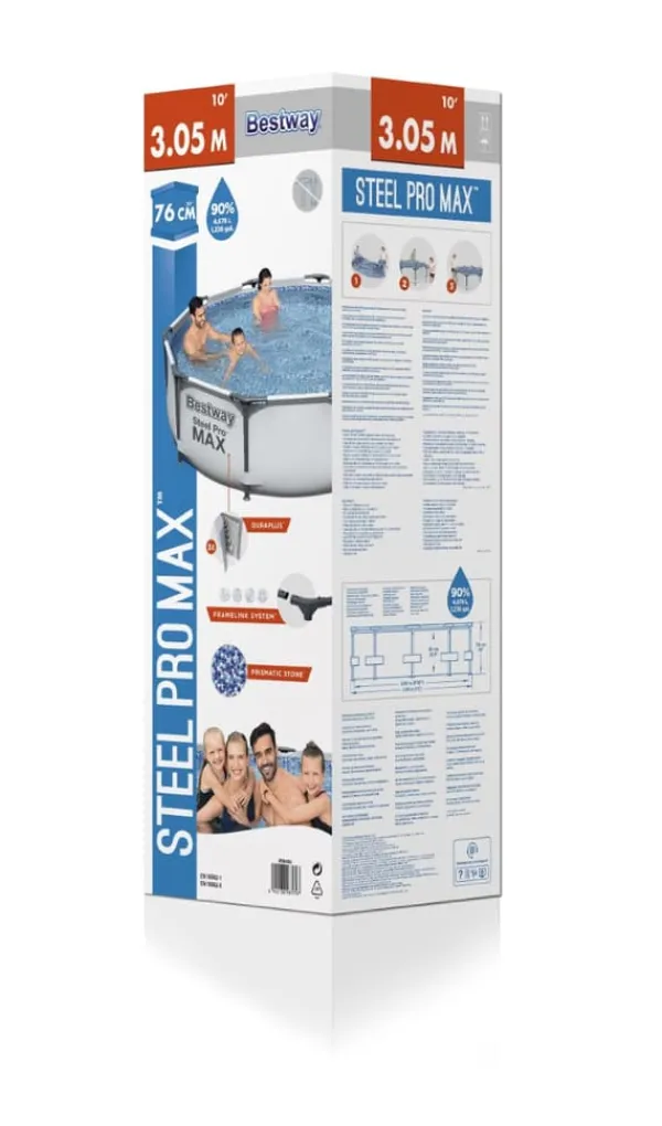 Outlet Steel Pro MAX Frame Pool 305 x 76 cm Pooler