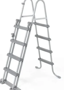 New Bestway Steel Pro Max 457x122 cm Rund poolset över mark med pump, stege och lock Pooler