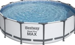 Discount Bestway Steel Pro Max 549x122 cm grå - komplett set Pooler