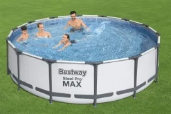 Discount Bestway Steel Pro Max 549x122 cm grå - komplett set Pooler