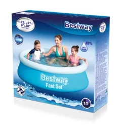 Hot Swimming Pool - Fast Set - 183 x 51 cm - Inklusive underhållssats Pooler