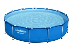 New Swimming Pool - Steel Pro - 396 x 84 cm - Inklusive WAYS underhållspaket, filterpump och filter Pooler
