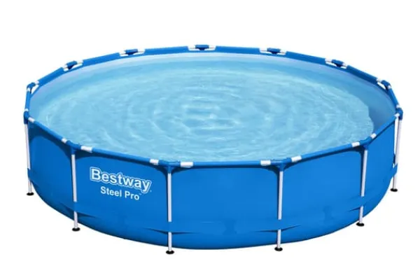 New Swimming Pool - Steel Pro - 396 x 84 cm - Inklusive WAYS underhållspaket, filterpump och filter Pooler