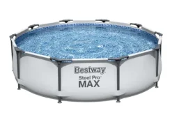 Outlet Swimming Pool - Steel Pro MAX - 366 x 76 cm - Inklusive WAYS underhållspaket, filterpump och markduk Pooler