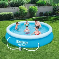 Clearance Trädgårdspool Fast Set 366x76 cm 57274 Pooler
