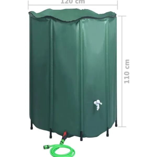 Bevattning - Living Regntunna hopfällbar med kran 1250 L