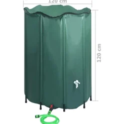Bevattning - Living Regntunna hopfällbar med kran 1350 L