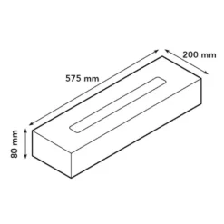Bio-etanol brännare L (5820B) - Svart - Bio-etanol inbyggd spis med patenterad keramisk sten - 3 KW värme