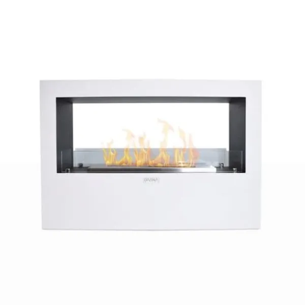 Online Bioetanolskamin - Giotto S Vit - 100x30x70 cm - Inomhus och utomhus - Utsläpp ovanpå Öppna Spisar