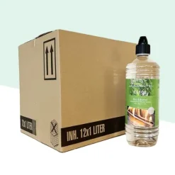 Bioethanol CL100 (24X 1 Liter) - 100 % ren bioetanol - Luktfri - Holländskt ursprung - Miljövänligt bränsle