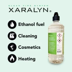 Bioethanol CL100 (24X 1 Liter) - 100 % ren bioetanol - Luktfri - Holländskt ursprung - Miljövänligt bränsle