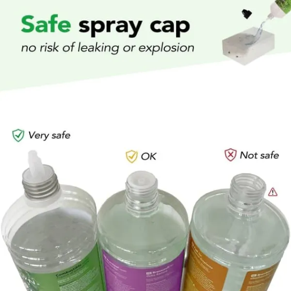 Bioethanol CL100 (24X 1 Liter) - 100 % ren bioetanol - Luktfri - Holländskt ursprung - Miljövänligt bränsle