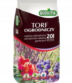 New BIOVITA SURT TORV för blåbär och syraälskande växter 3,5-4,5 pH 20 l Jord & Sand