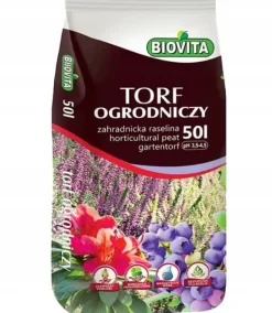 Sale BIOVITA SURT TORV för blåbär och syraälskande växter pH 3,5-4,5 50L Jord & Sand