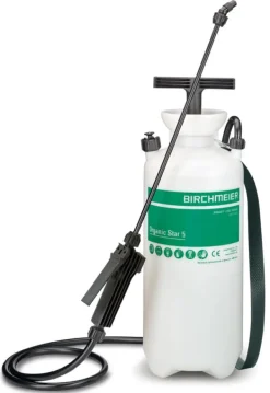 New Birchmeier Trädgårdsspruta - Organic Star 5 för ogräsättika Trädgårdsverktyg