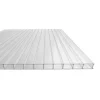 Bit av växthusflerväggsark / klar polykarbonat 700x1500mm - 4mm, 3st.