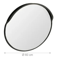Blind Spot-spegel, 60x60x25 cm, Svart