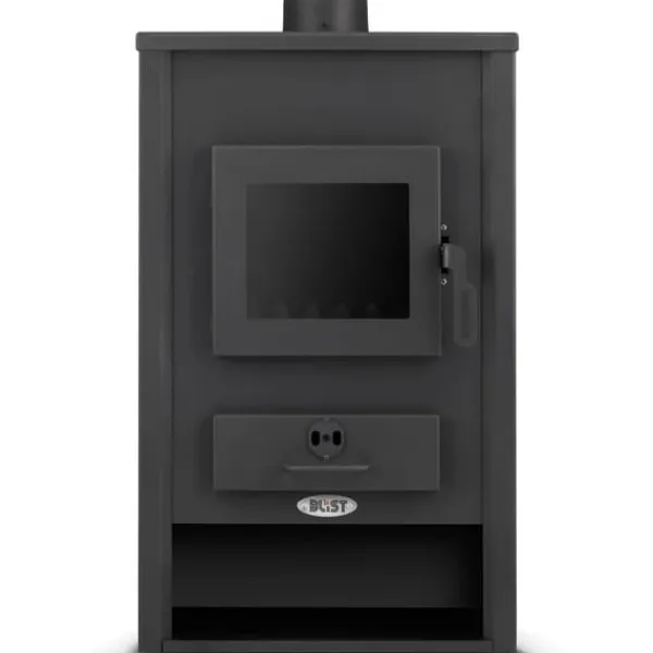 Viking Choice BLIST B2E Högeffektiv vedspis med vattenmantel, 15 kW, för centralvärmesystem