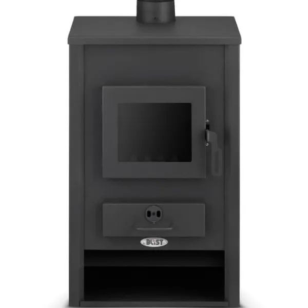 Viking Choice BLIST B2E Högeffektiv vedspis med vattenmantel, 15 kW, för centralvärmesystem
