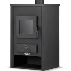 Viking Choice BLIST B2E Högeffektiv vedspis med vattenmantel, 15 kW, för centralvärmesystem