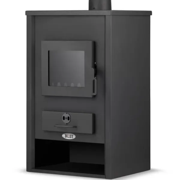 Viking Choice BLIST B2E Högeffektiv vedspis med vattenmantel, 15 kW, för centralvärmesystem