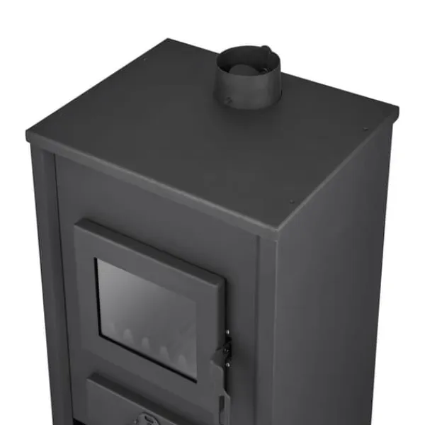 Viking Choice BLIST B2E Högeffektiv vedspis med vattenmantel, 15 kW, för centralvärmesystem