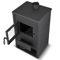 Sale BLIST B2E Modern Design Vedspis med Vattenmantel - 15 kW, Miljövänlig Uppvärmning för Designmedvetna Hem Vedeldade Kaminer