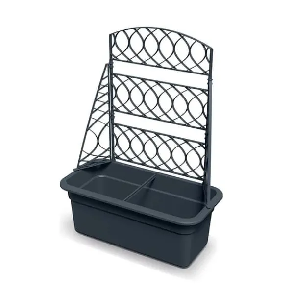 Outlet BLOMA HUS MED PERGOLA - ANTRACIT - PP-DBLO600 A Valvbågar, Spaljéer, Bersåer & Pergolor