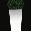 Viking Choice Blomkruka med LED-belysning 80 cm hög – vit