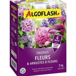 Discount Blommor och blommor gödselmedel - Algoflash Naturasol - 2 kg Gödningsmedel