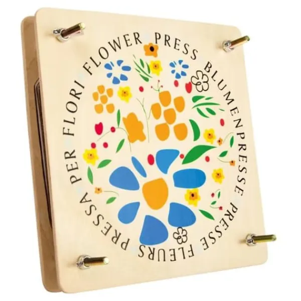 Blompress för att torka löv och blommor