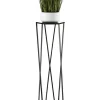 Blomstativ för växter svart 100 cm Växtställ