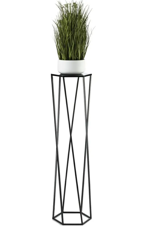 Blomstativ för växter svart 100 cm Växtställ