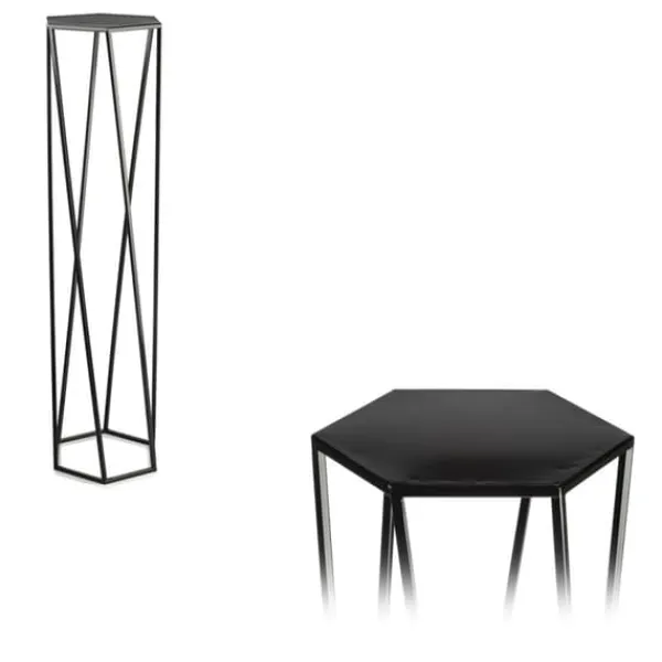 Blomstativ för växter svart 100 cm Växtställ
