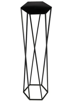 Blomstativ för växter svart 100 cm Växtställ