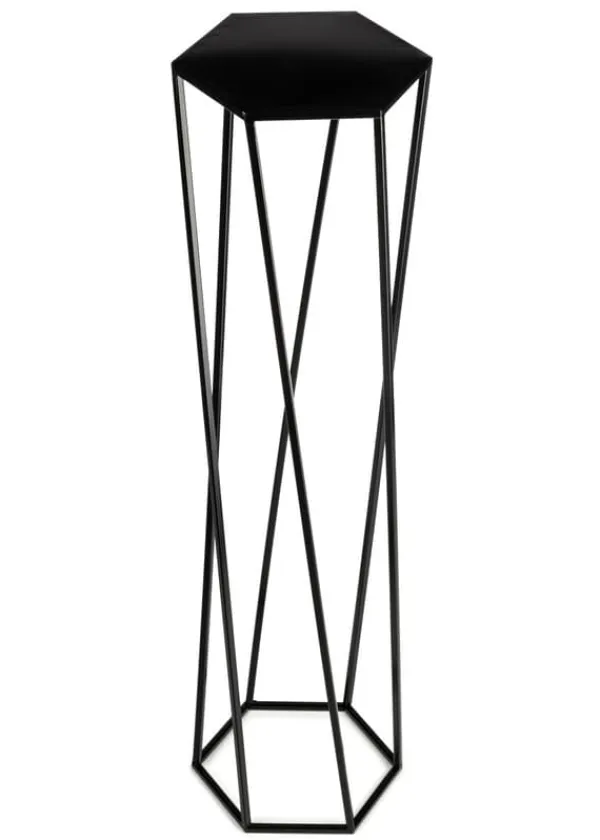 Blomstativ för växter svart 100 cm Växtställ