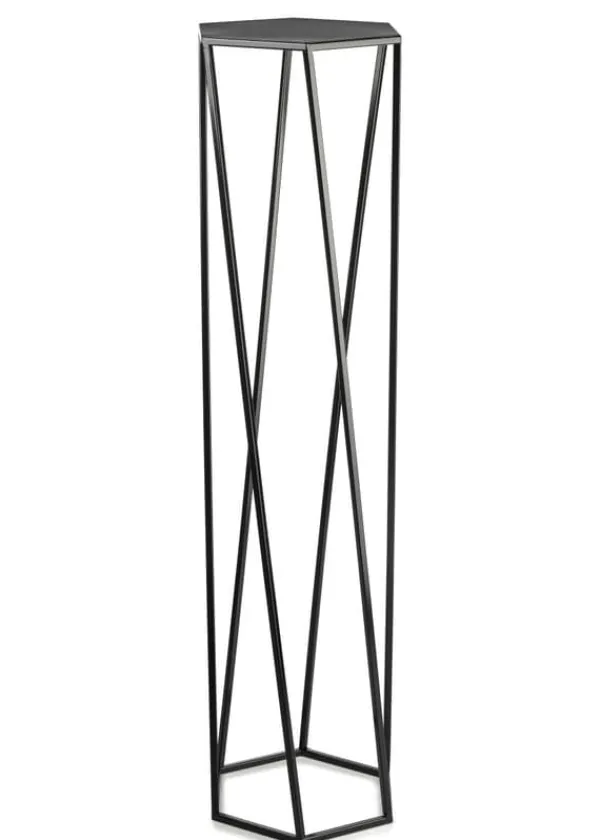 Blomstativ för växter svart 100 cm Växtställ