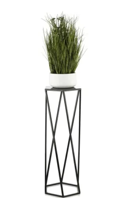 Blomstativ för växter svart 70 cm