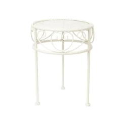 Blomstativ SANDY D25xH33cm, antikvit