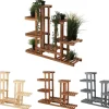 Online Blomsterlåda i trä för hemmet RKB /95x116x25/ Brun Växtställ