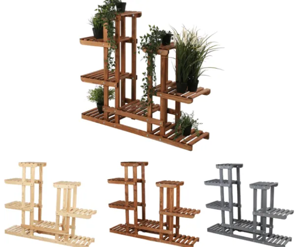Online Blomsterlåda i trä för hemmet RKB /95x116x25/ Brun Växtställ
